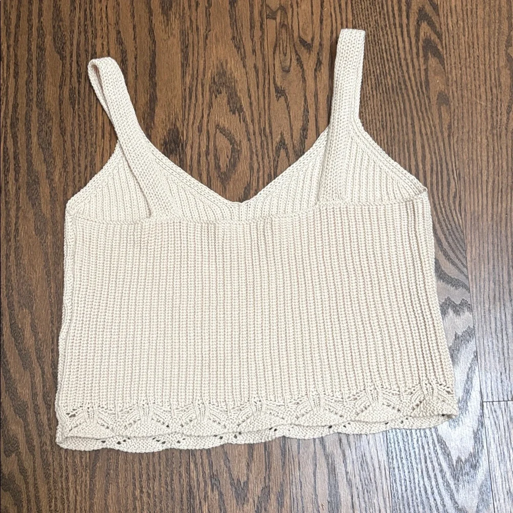 Sezane Saul Knit jumper Camisole Top - Picture 6 of 8